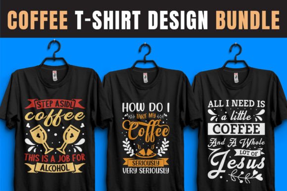 Coffee Vector Graphic T-Shirt Design: A Complete Creative Asset