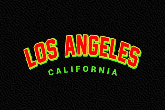 TypographyLos Angeles California Graphic: Your Creative Toolkit