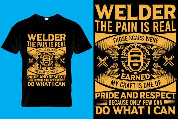 Welder Vector: Graphic Motivational Design for Bold Projects